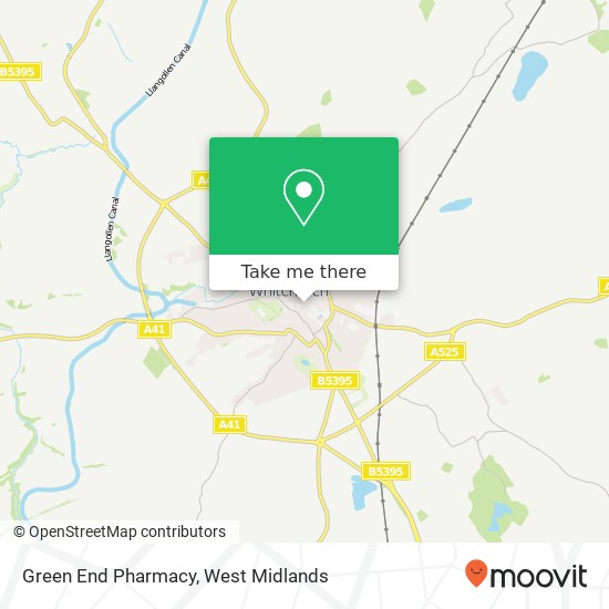 Green End Pharmacy map