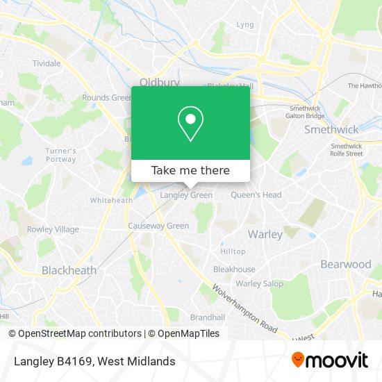 Langley B4169 map