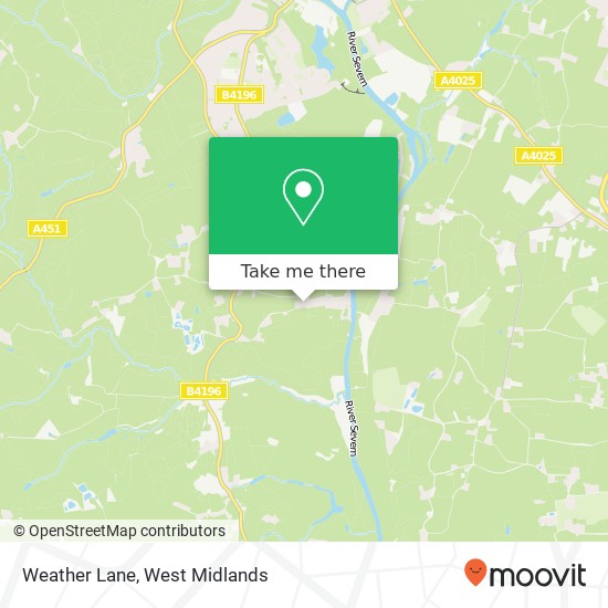 Weather Lane, Stourport-on-Severn Stourport-on-Severn map