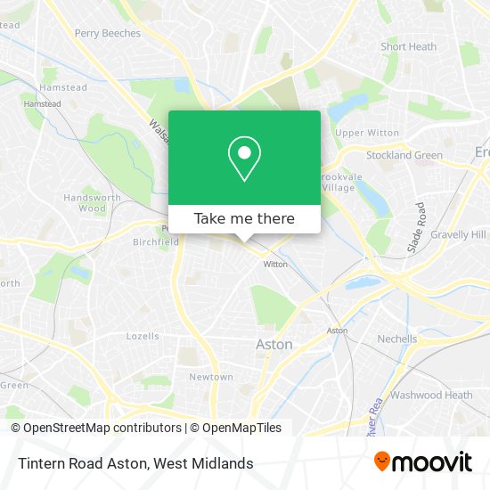Tintern Road Aston map