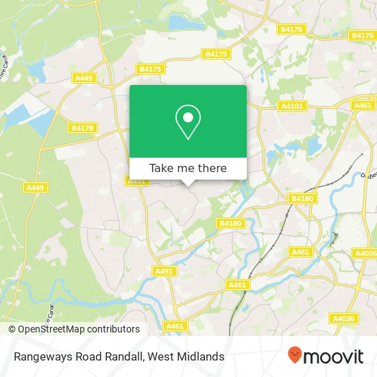 Rangeways Road Randall, Kingswinford Kingswinford map