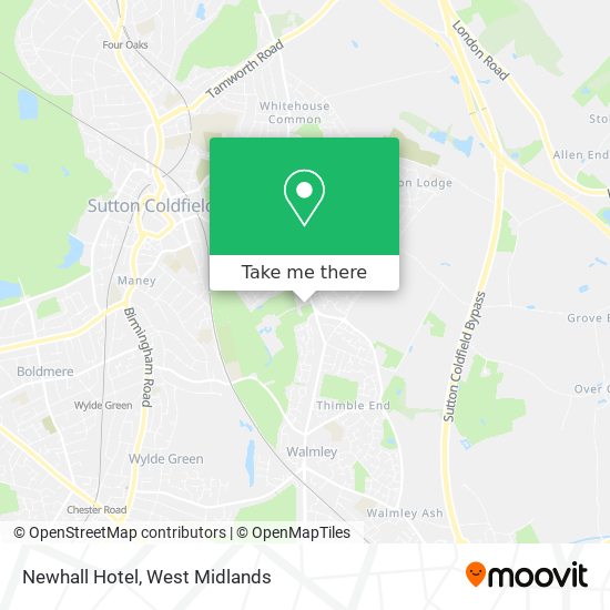 Newhall Hotel map