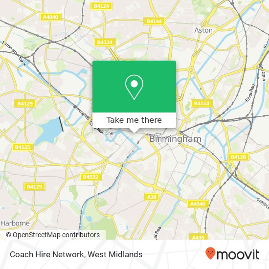 Coach Hire Network map