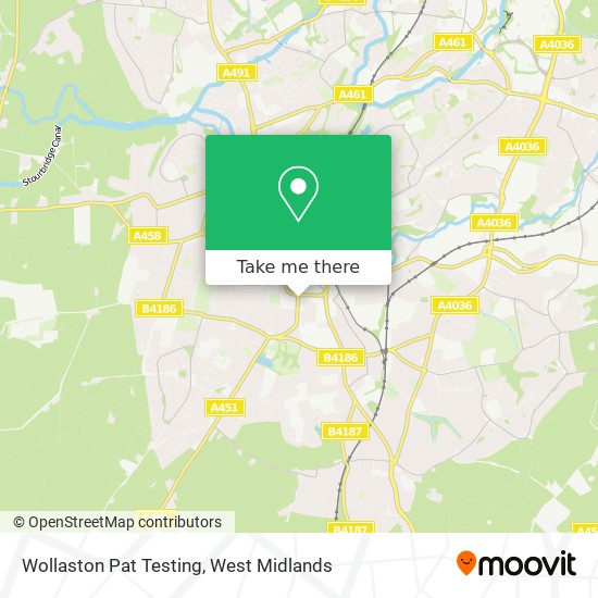 Wollaston Pat Testing map