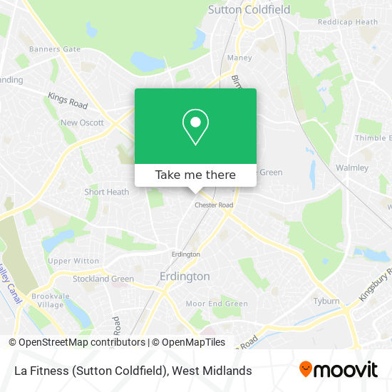 La Fitness (Sutton Coldfield) map