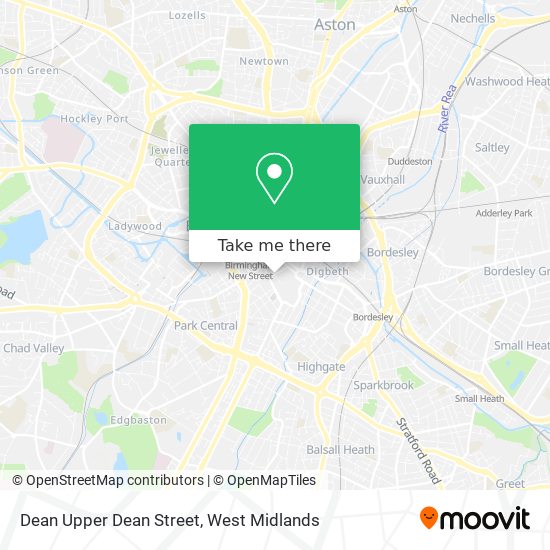 Dean Upper Dean Street map