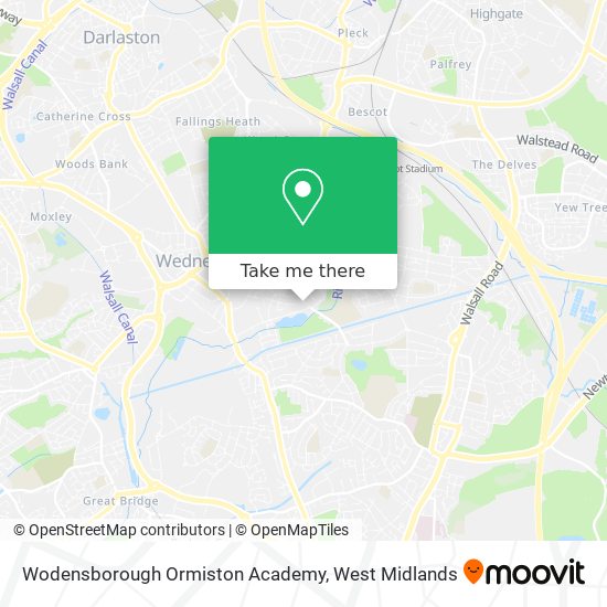 Wodensborough Ormiston Academy map