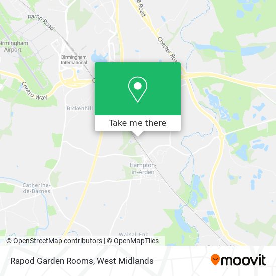 Rapod Garden Rooms map