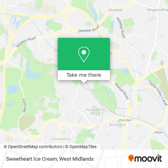 Sweetheart Ice Cream map