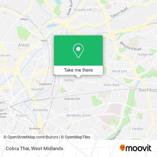 Cobra Thai map