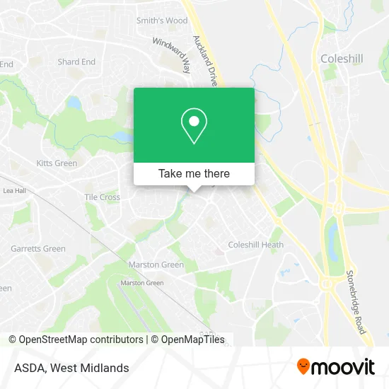 ASDA map