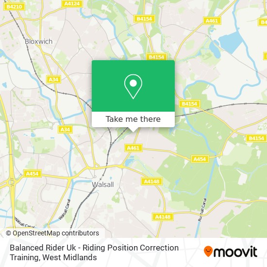 Balanced Rider Uk - Riding Position Correction Training map