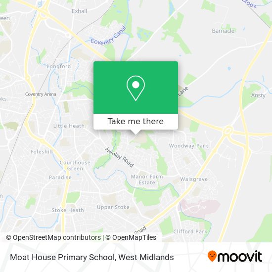 Moat House Primary School map