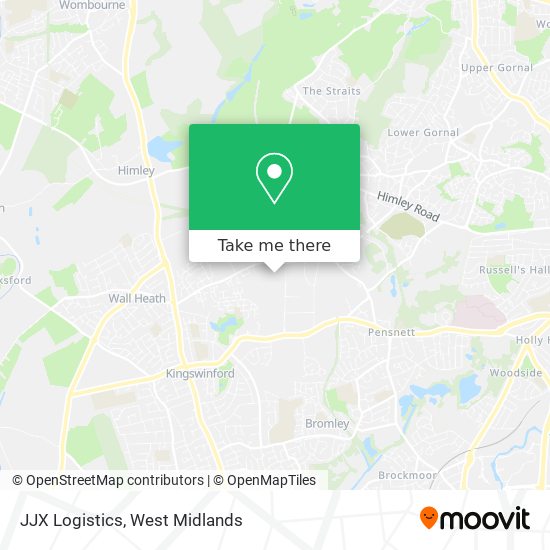 JJX Logistics map