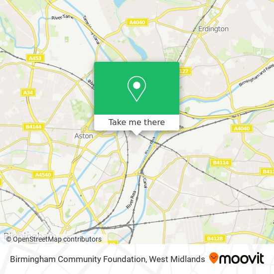 Birmingham Community Foundation map