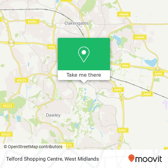 Telford Shopping Centre map