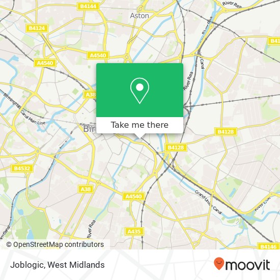 Joblogic, Gibb Street Bordesley Birmingham B12 0 map