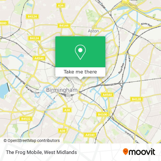 The Frog Mobile map