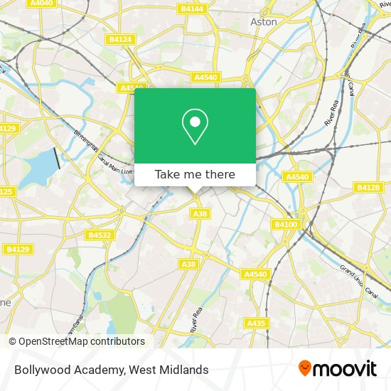 Bollywood Academy map