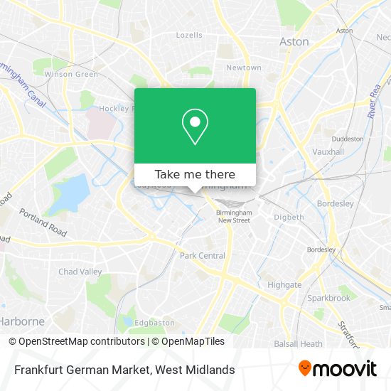 Frankfurt German Market map