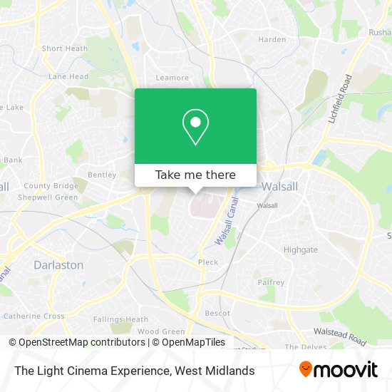 The Light Cinema Experience map