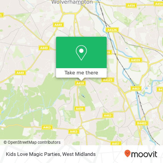 Kids Love Magic Parties, Wolverhampton Road Dudley Dudley WV4 6AZ map