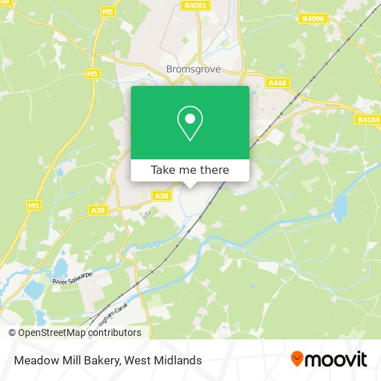 Meadow Mill Bakery map