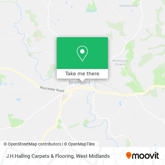 J.H.Halling Carpets & Flooring map