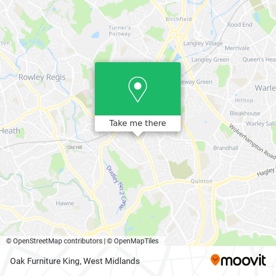 Oak Furniture King map