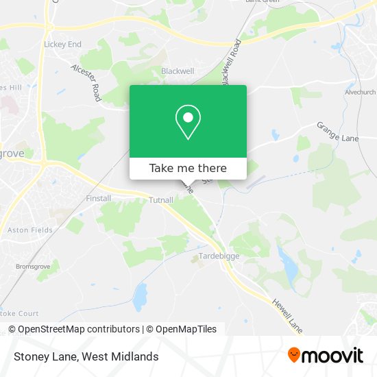 Stoney Lane map
