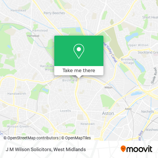 J M Wilson Solicitors map