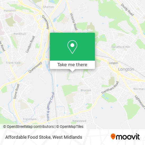 Affordable Food Stoke map