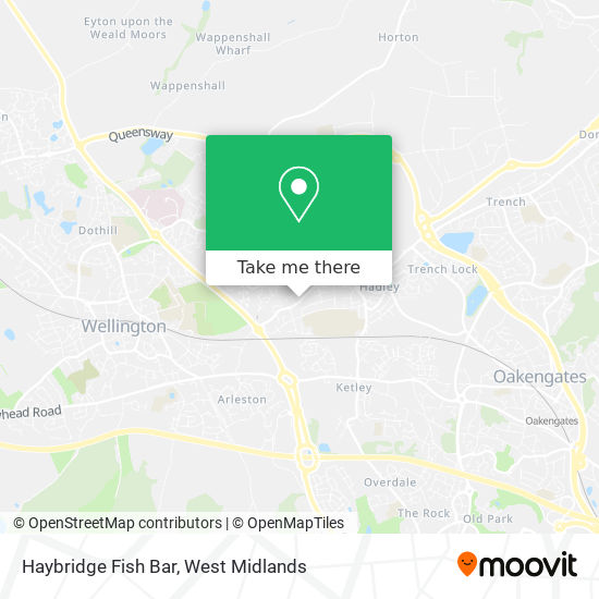 Haybridge Fish Bar map