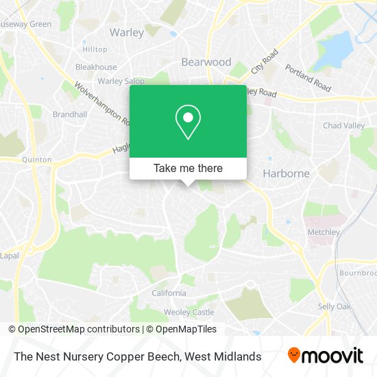 The Nest Nursery Copper Beech map