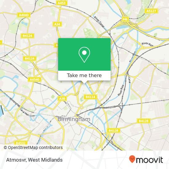 Atmosvr, Enterprise Way Aston Birmingham B7 4BP map