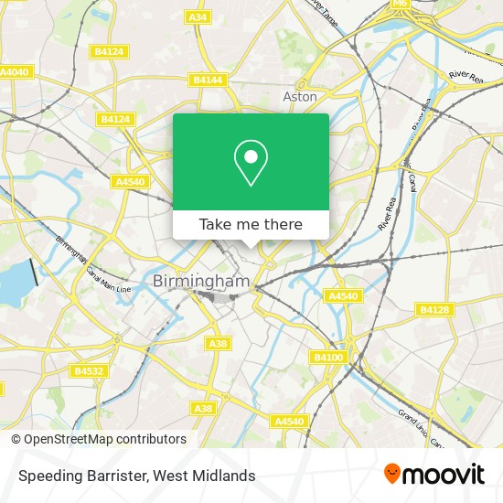 Speeding Barrister map