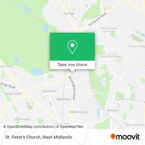 St. Peter's Church map