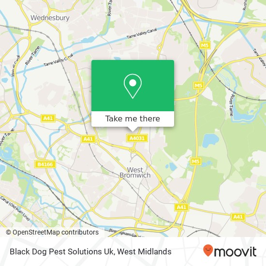 Black Dog Pest Solutions Uk, Eden Grove West Bromwich West Bromwich B71 1EX map