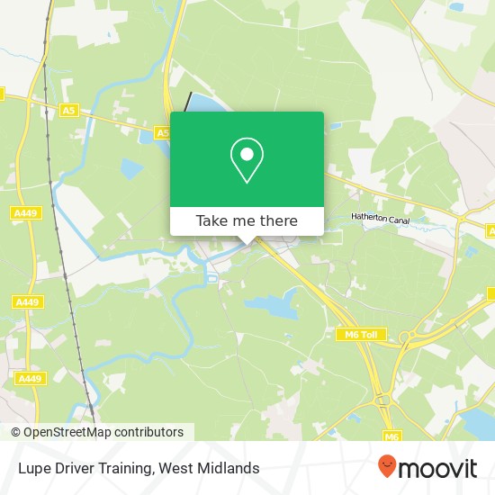 Lupe Driver Training map