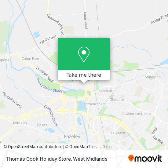 Thomas Cook Holiday Store map