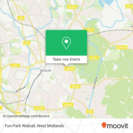 Fun-Park Walsall map