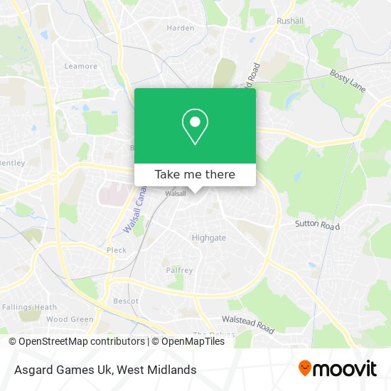 Asgard Games Uk map