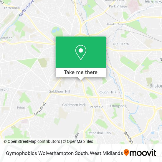 Gymophobics Wolverhampton South map
