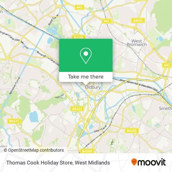 Thomas Cook Holiday Store map