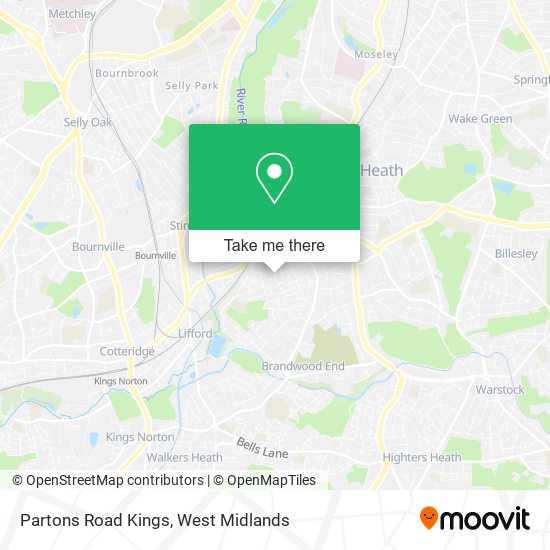 Partons Road Kings map