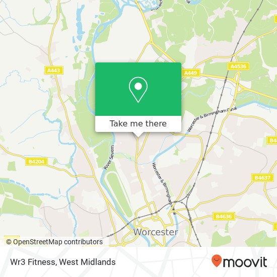 Wr3 Fitness, 66 Ombersley Road Worcester Worcester WR3 7EU map