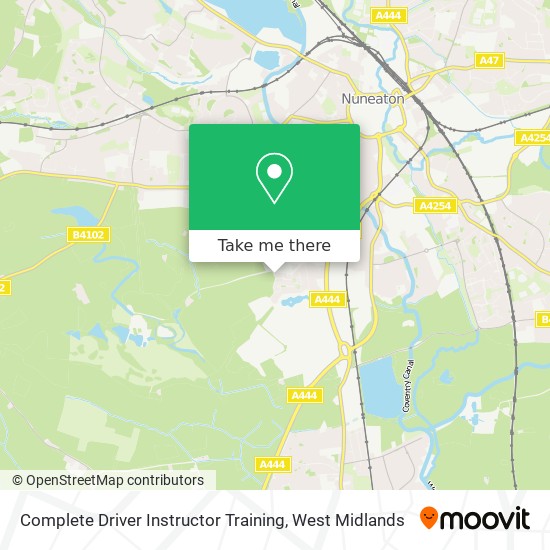 Complete Driver Instructor Training map