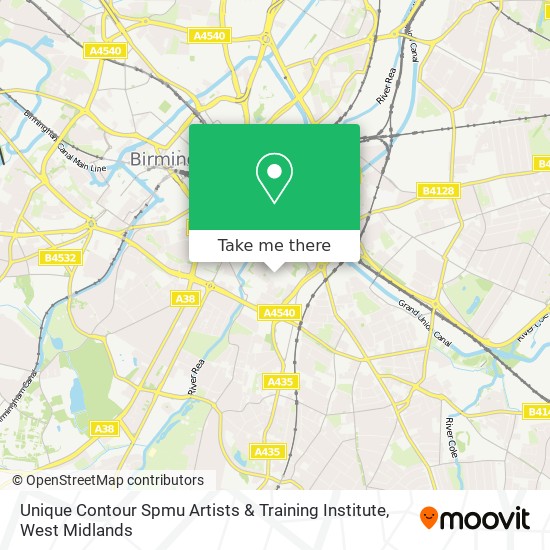 Unique Contour Spmu Artists & Training Institute map