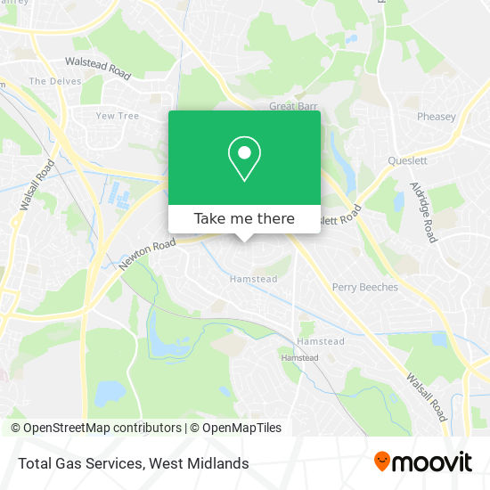 Total Gas Services map