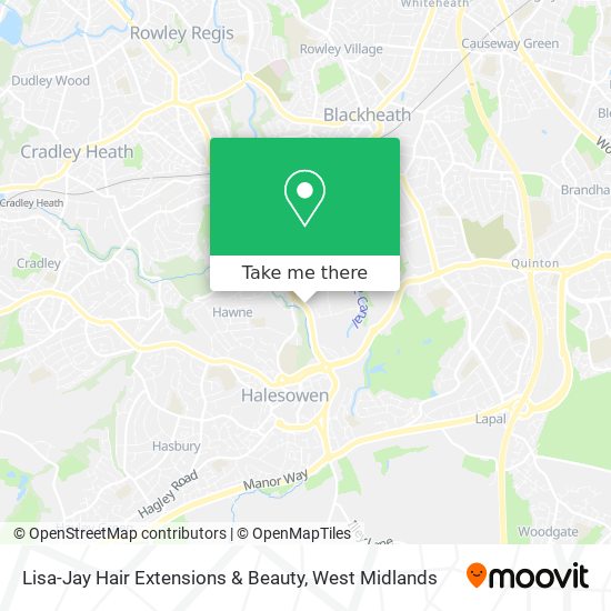 Lisa-Jay Hair Extensions & Beauty map